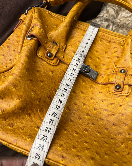 Borsa a mano in vera pelle vintage