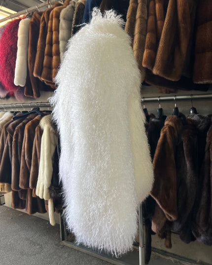 Bomber Mongolie neuf, fourrure d’agneau Mongolie