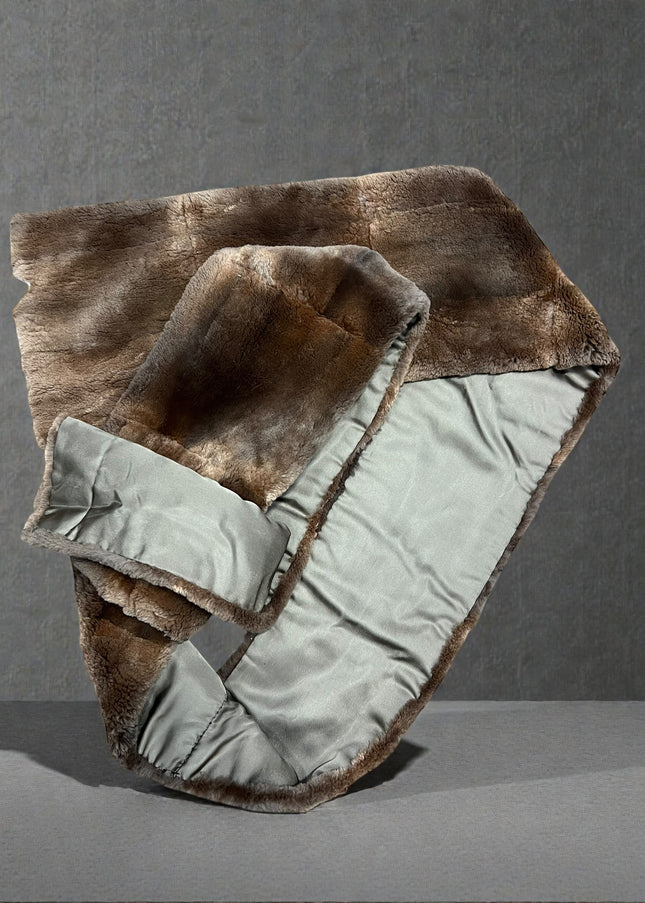 Écharpe 🧣 en fourrure réel ratmuskie longueur 226cm