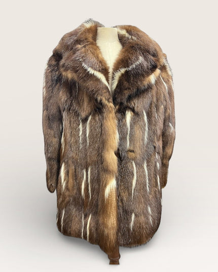 Cappotto in visone usato come nuovo perfetto per la primavera