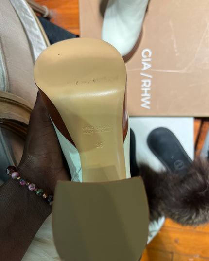 Gia/ RHW long botte neuf vrai cuir Made in Italie