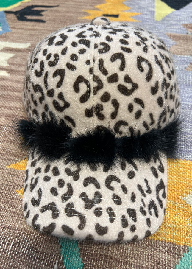 Casquette en Laine combinaison du fourrure