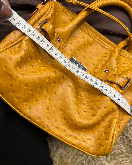 Borsa a mano in vera pelle vintage