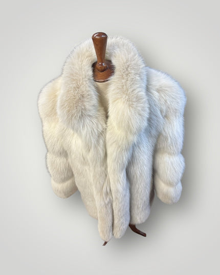 Cappotto in volpe shedo con Righi sulle maniche rif:139 usato come nuovo