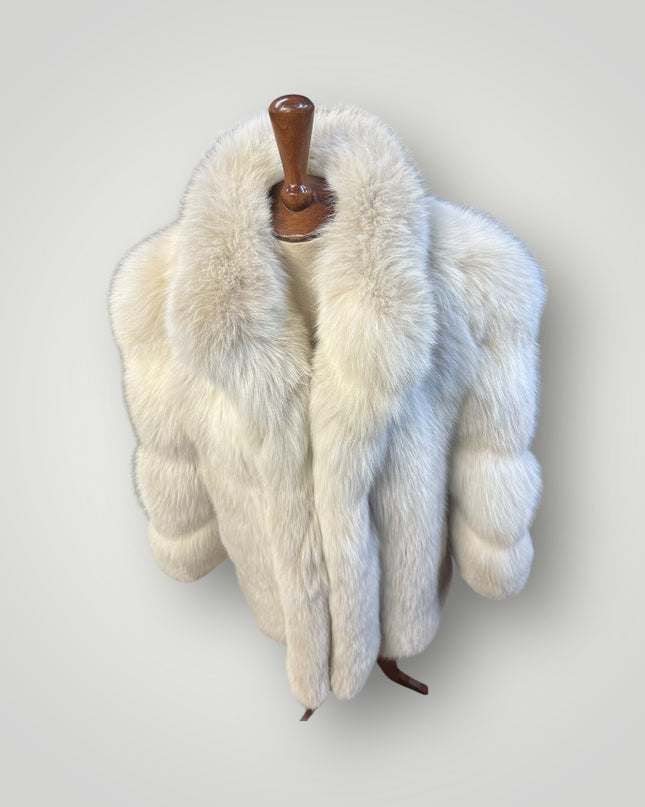 Cappotto in volpe shedo con Righi sulle maniche rif:139 usato come nuovo