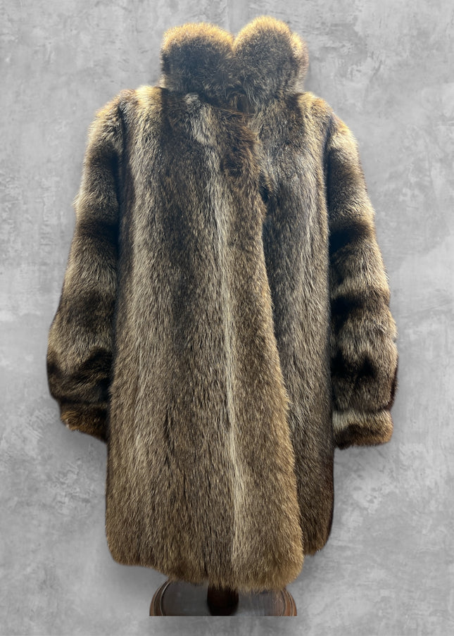 Manteau 🧥 en fourrure de marmotte vintage dressing