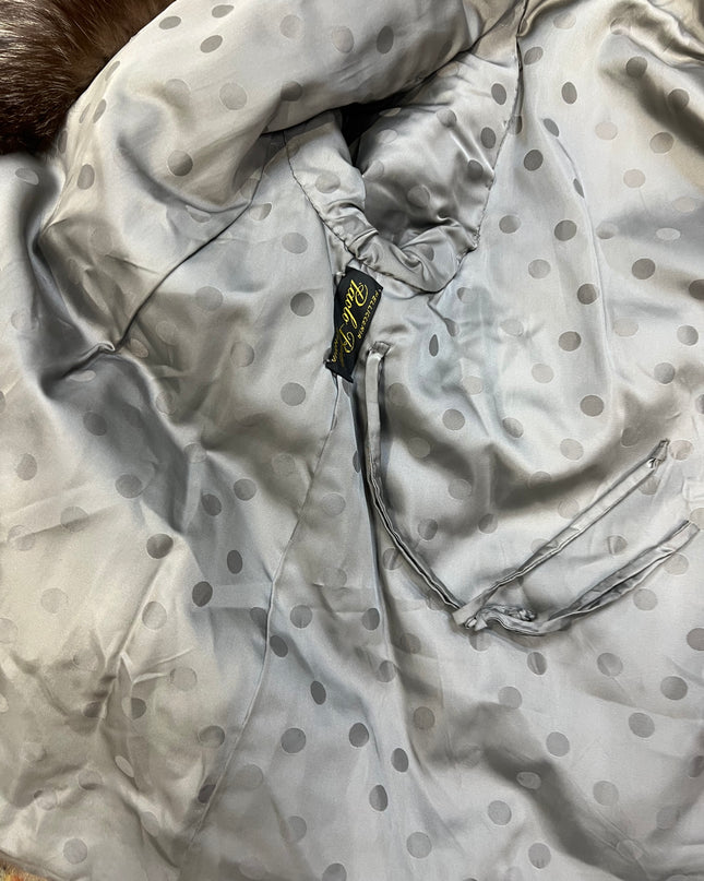 Manteau en fourrure de renard Isabelle doublure encore excellent 240