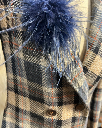 Cappotto in lana pura. Università della moda Made in Italie, come nuovo